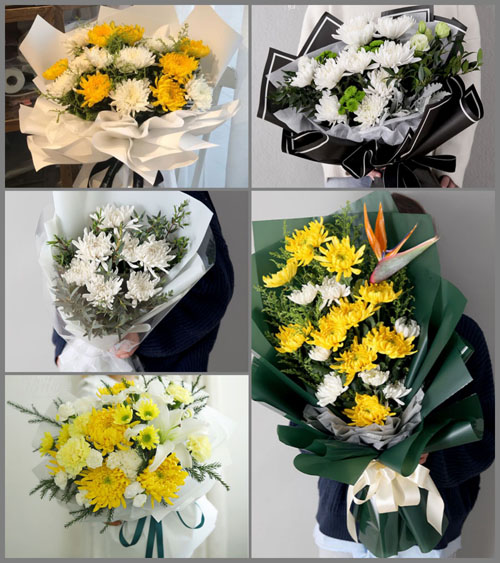 浙江省嘉兴海宁市许村镇白事花束代送